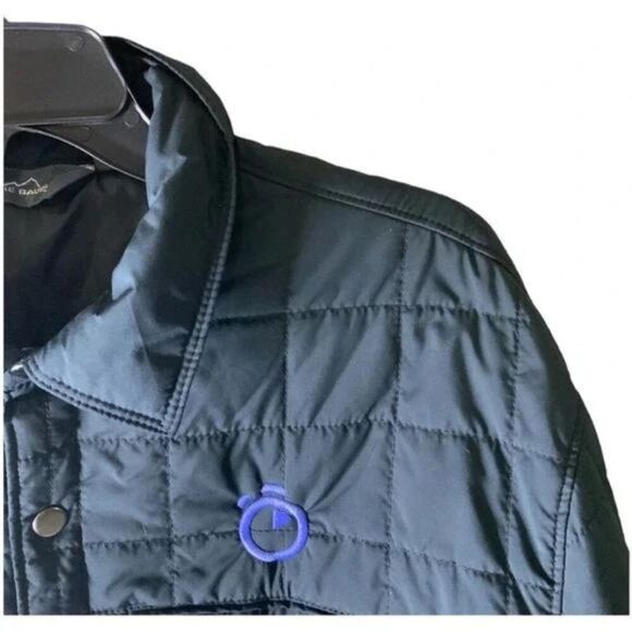 Eddie Bauer Quilted Puff Jacket Women's Size Medium Front Snap Button Pockets - Picture 5 of 10